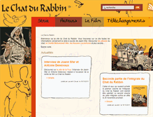 Tablet Screenshot of chat-du-rabbin.com